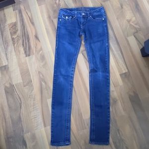 Juniors size 0/1 Skinny Jeans  Zebra Pattern Gems